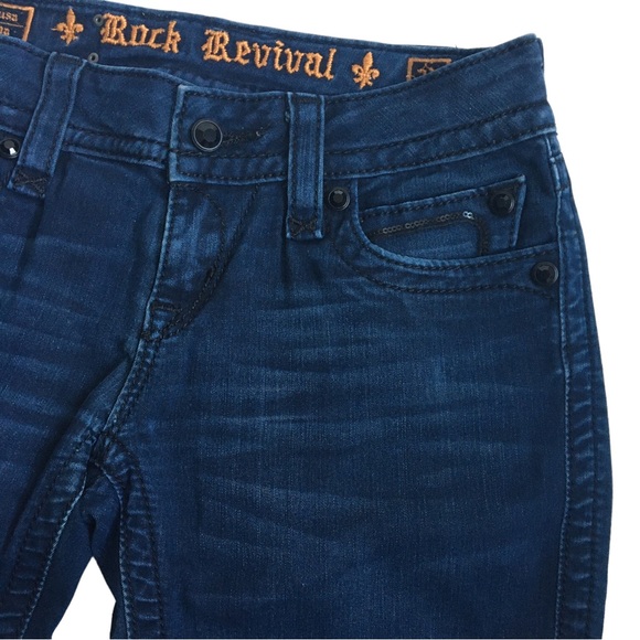 Rock Revival Evelyn Flap Pockets Skinny Jeans Size 27 - Picture 7 of 17